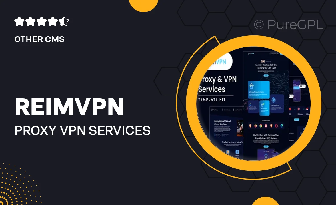 Reimvpn – Proxy & VPN Services Elementor Template Kit