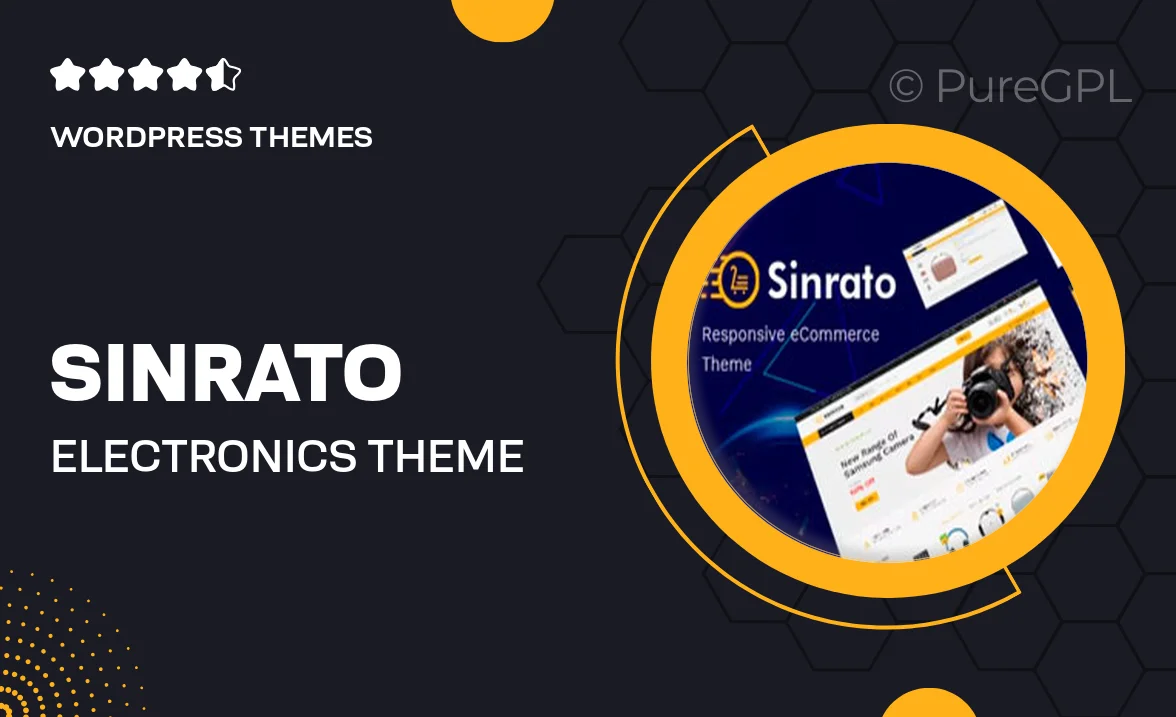 Sinrato – Electronics Theme for WooCommerce WordPress