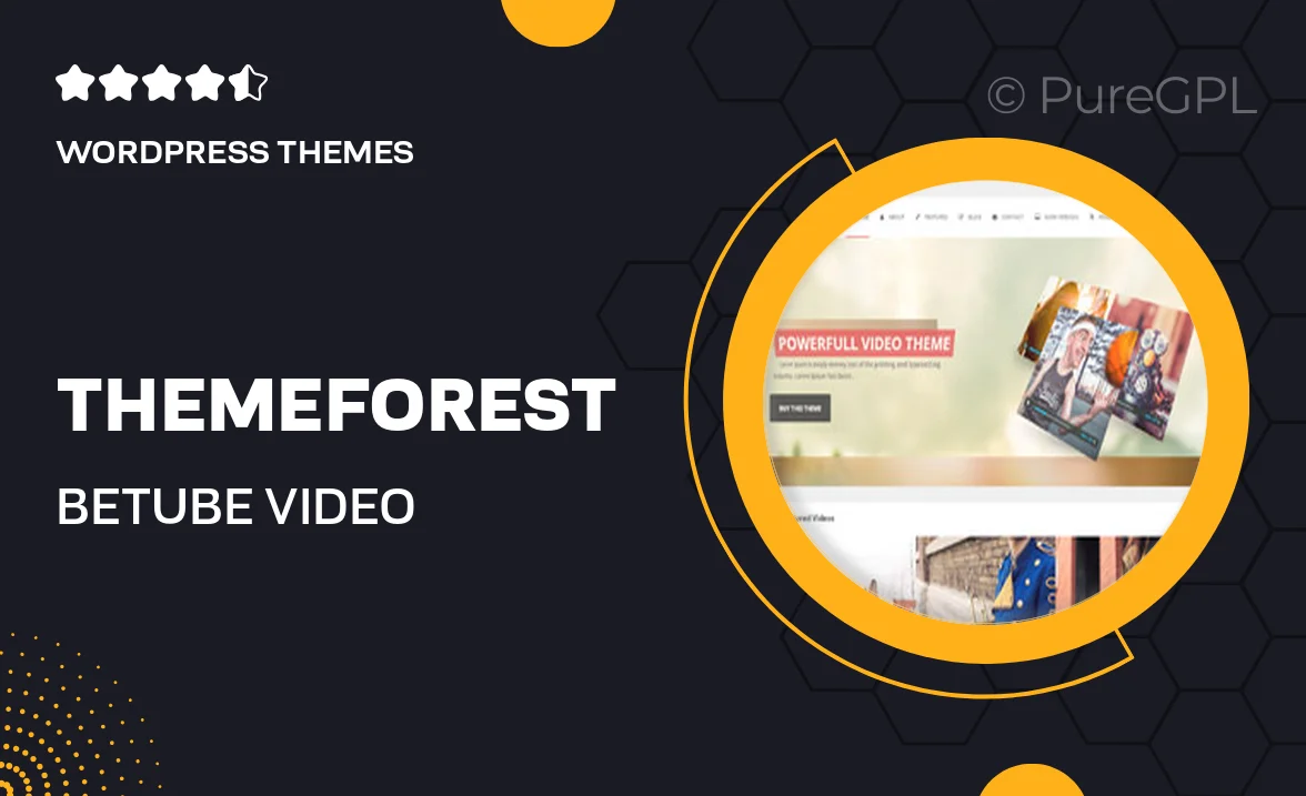 Themeforest | Betube Video WordPress Theme