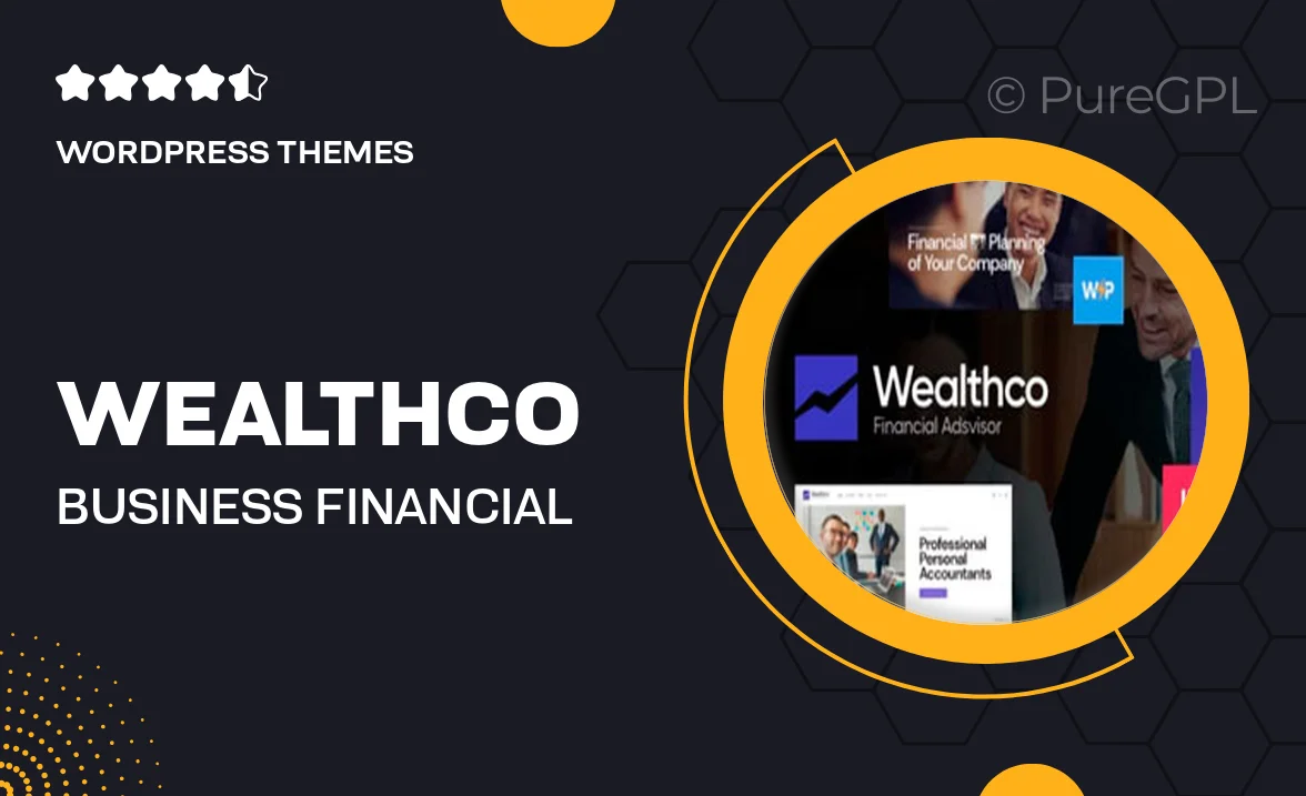 WealthCo | Business & Financial Consulting WordPress Theme