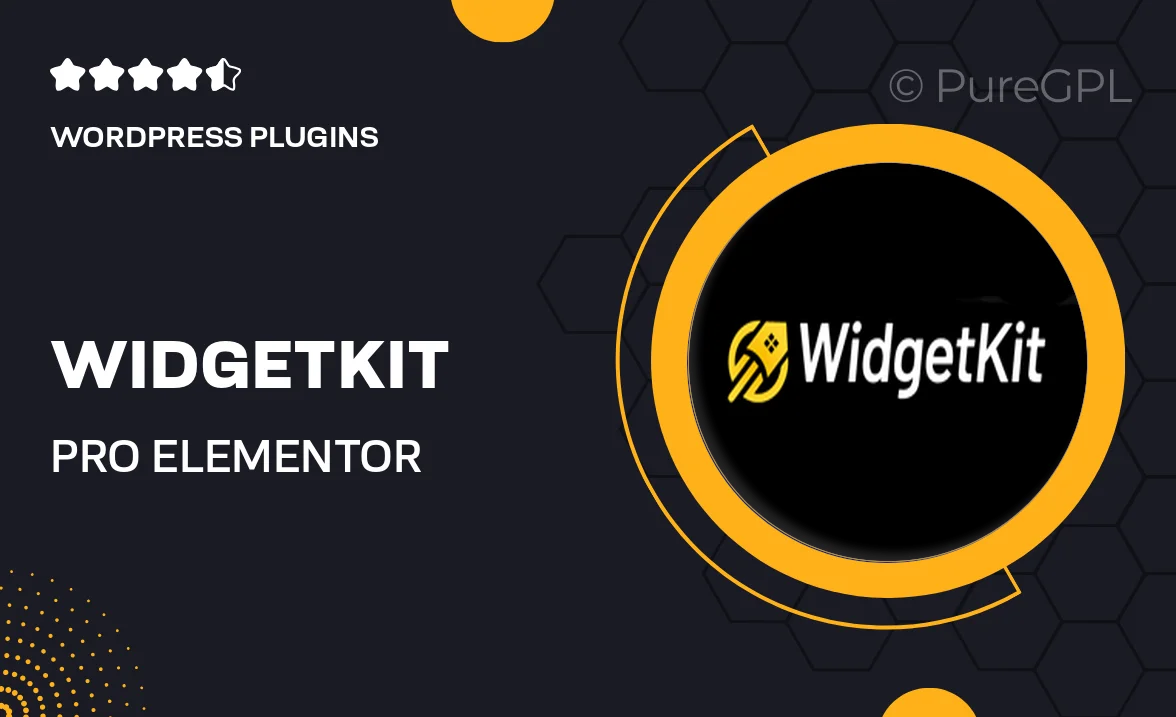 WidgetKit Pro – Elementor Widget Bundle