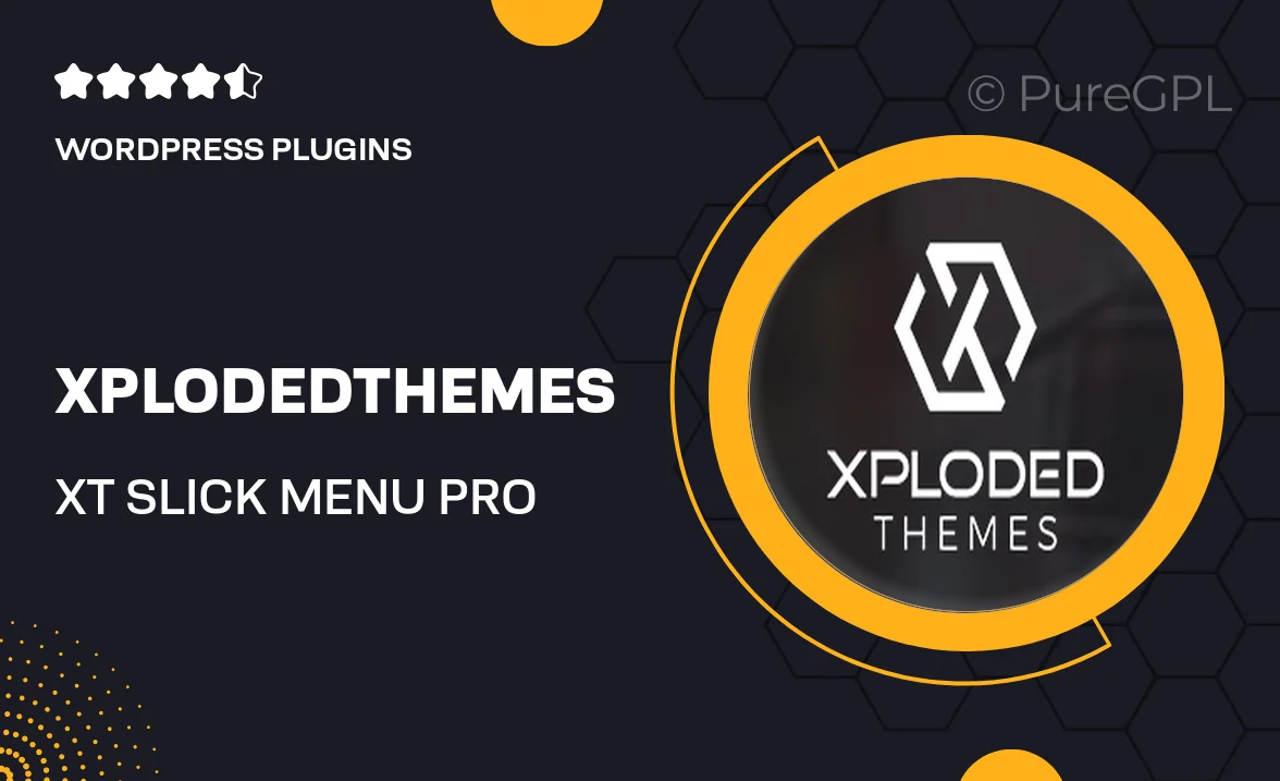 XplodedThemes | XT Slick Menu Pro