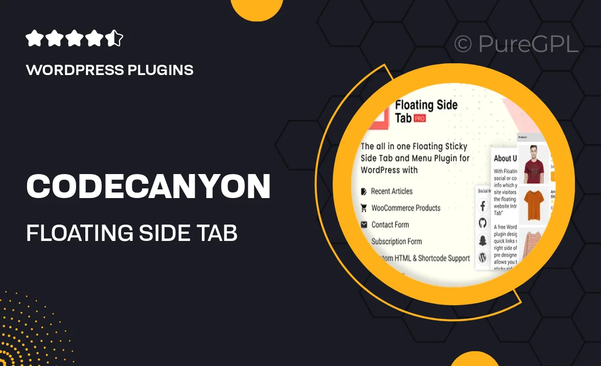 Codecanyon | Floating Side Tab PRO