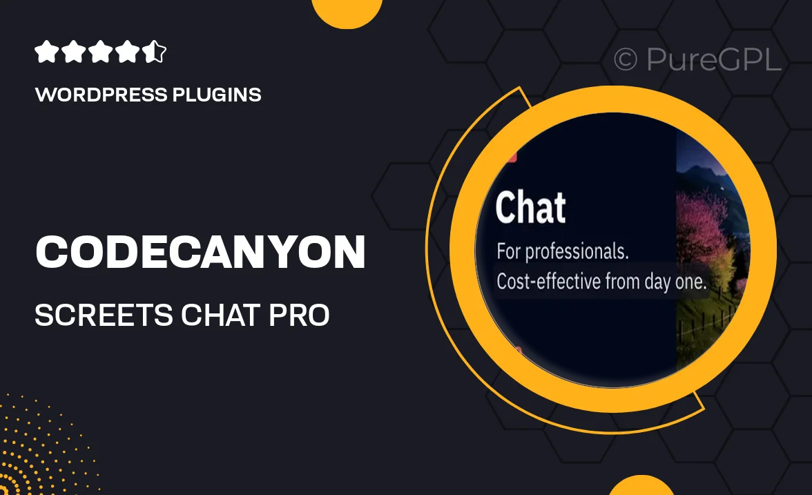 Codecanyon | screets Chat – Pro