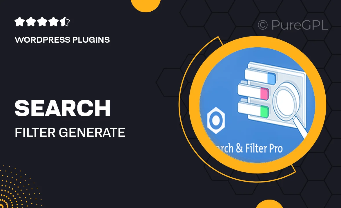 Search & Filter | Generate Blocks Extension
