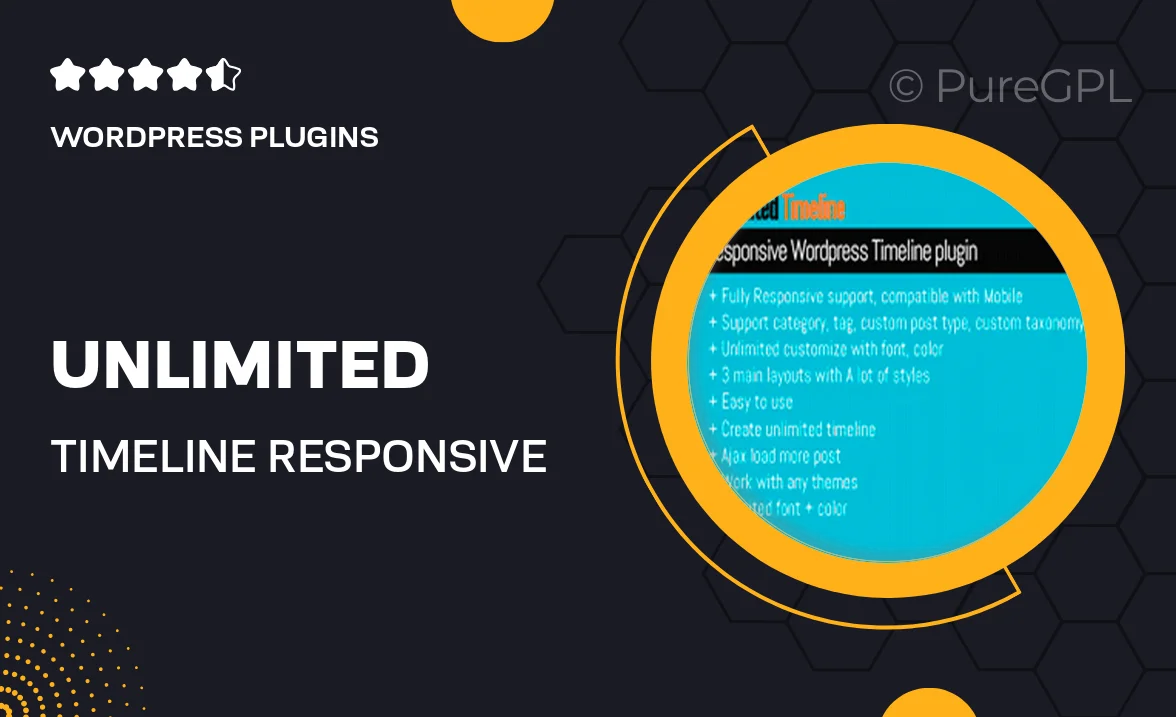 Unlimited Timeline Responsive WordPress plugin
