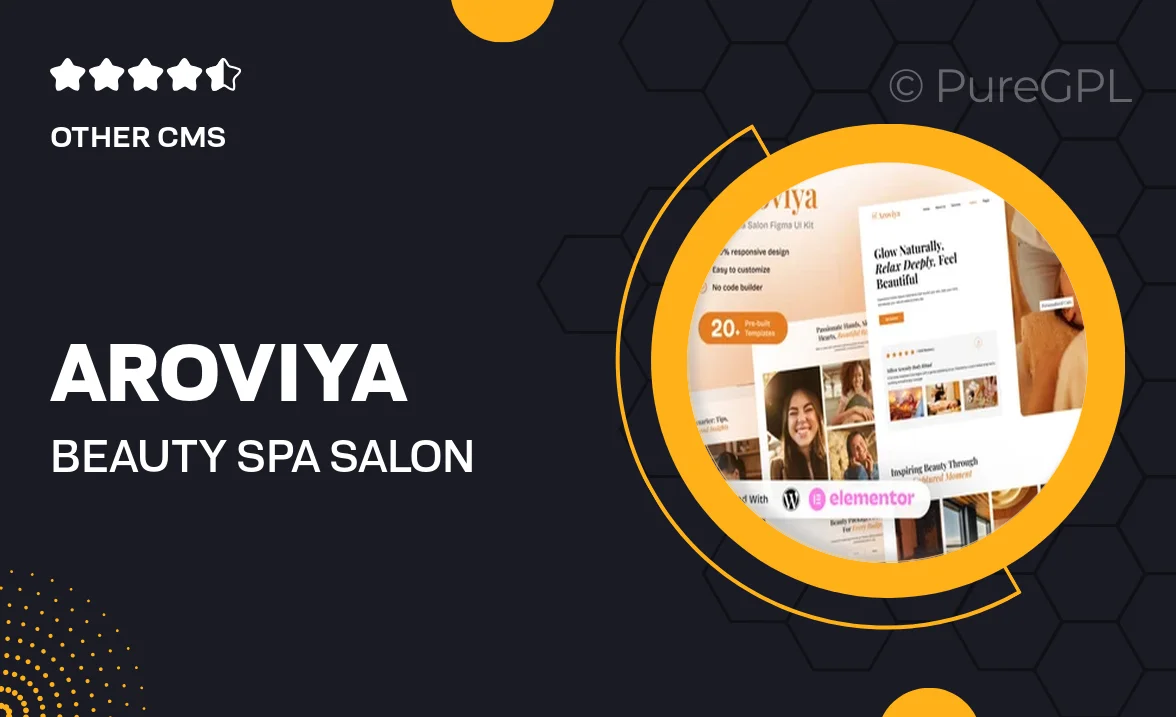 Aroviya – Beauty & Spa Salon Elementor Template Kit