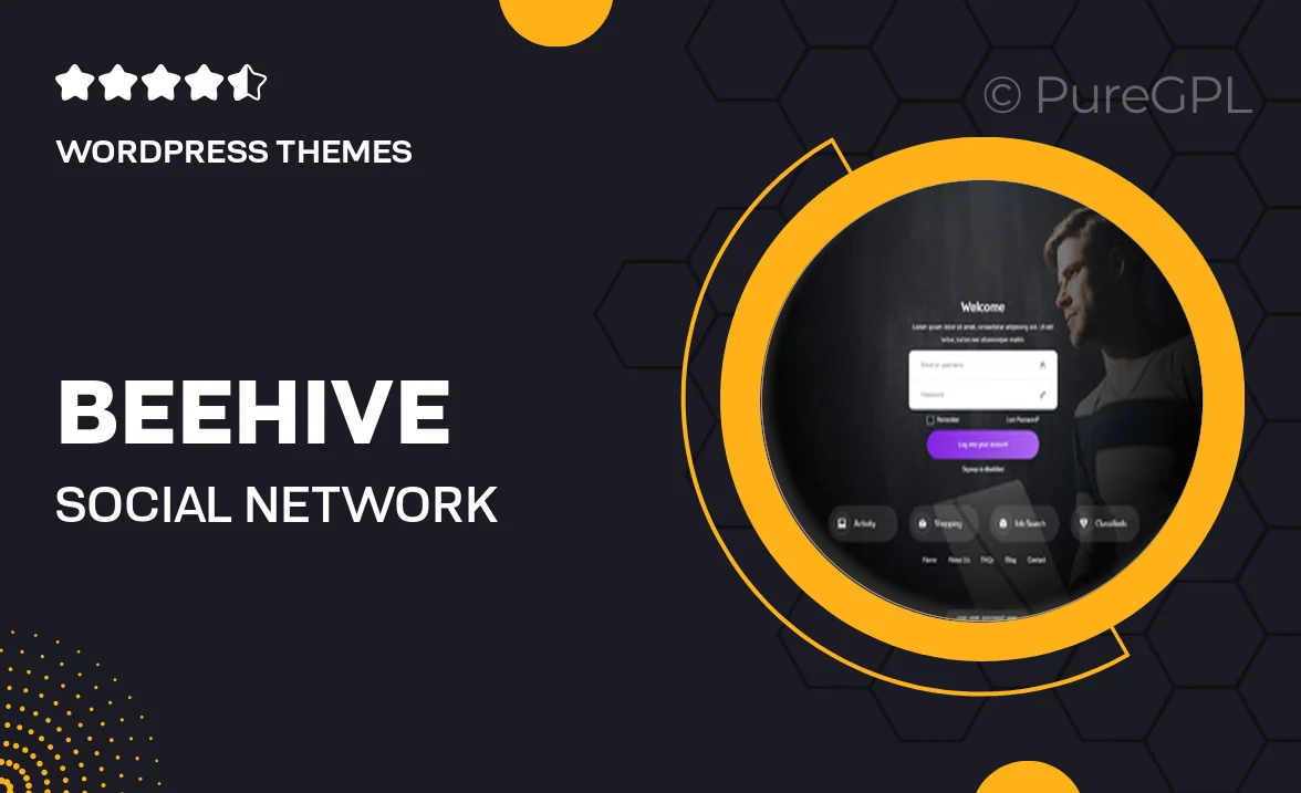 Beehive – Social Network WordPress Theme