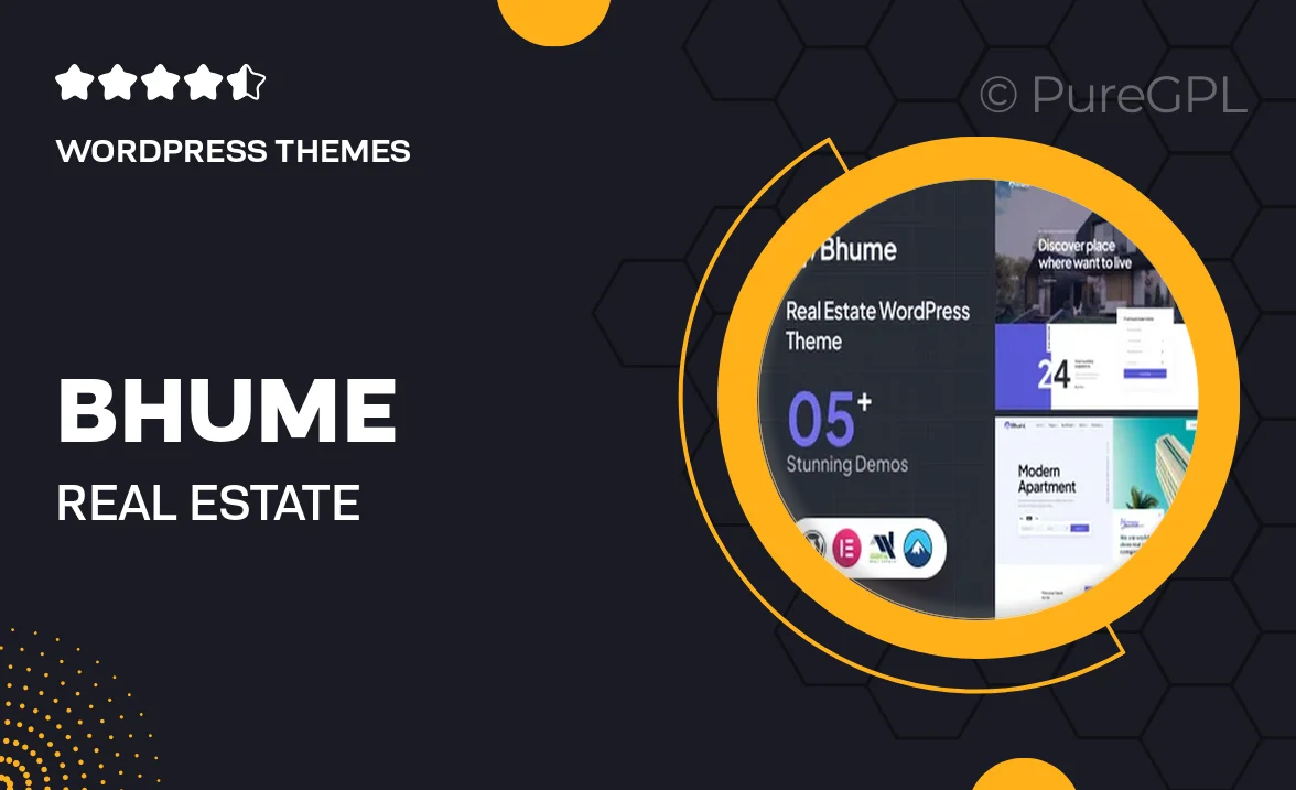 Bhume – Real Estate WordPress Theme