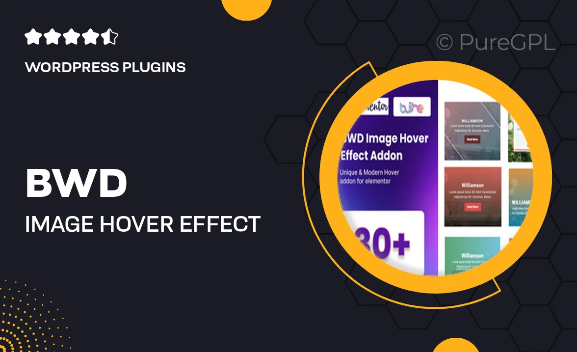 BWD Image Hover Effect Addon for Elementor