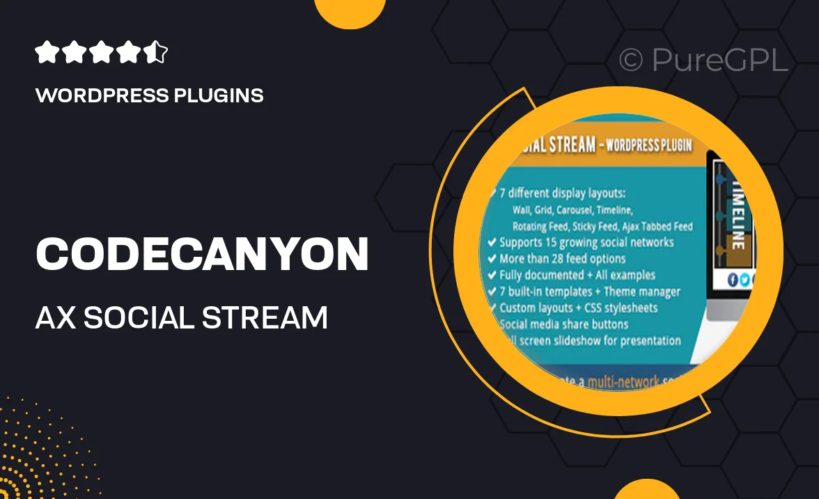 Codecanyon | AX Social Stream