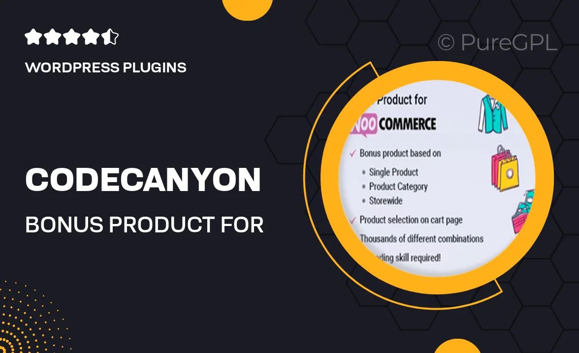 Codecanyon | Bonus Product for WooCommerce