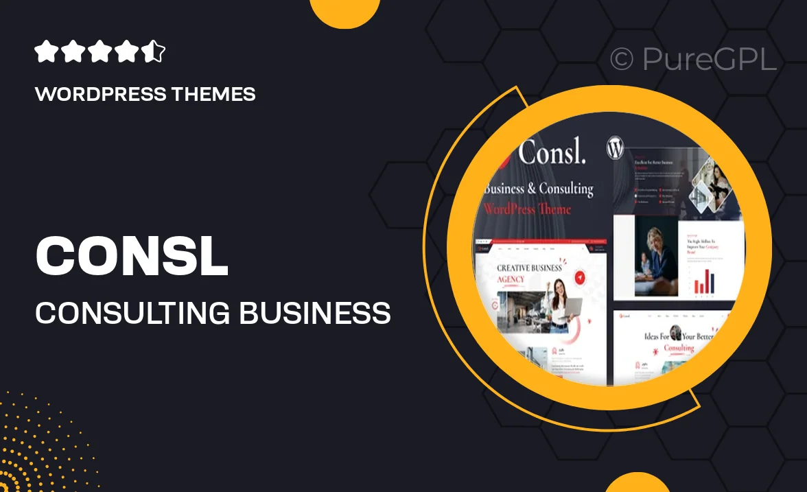Consl – Consulting Business WordPress Theme