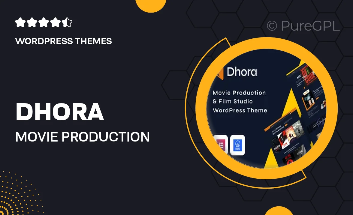 Dhora – Movie Production & Film Studio WordPress Theme