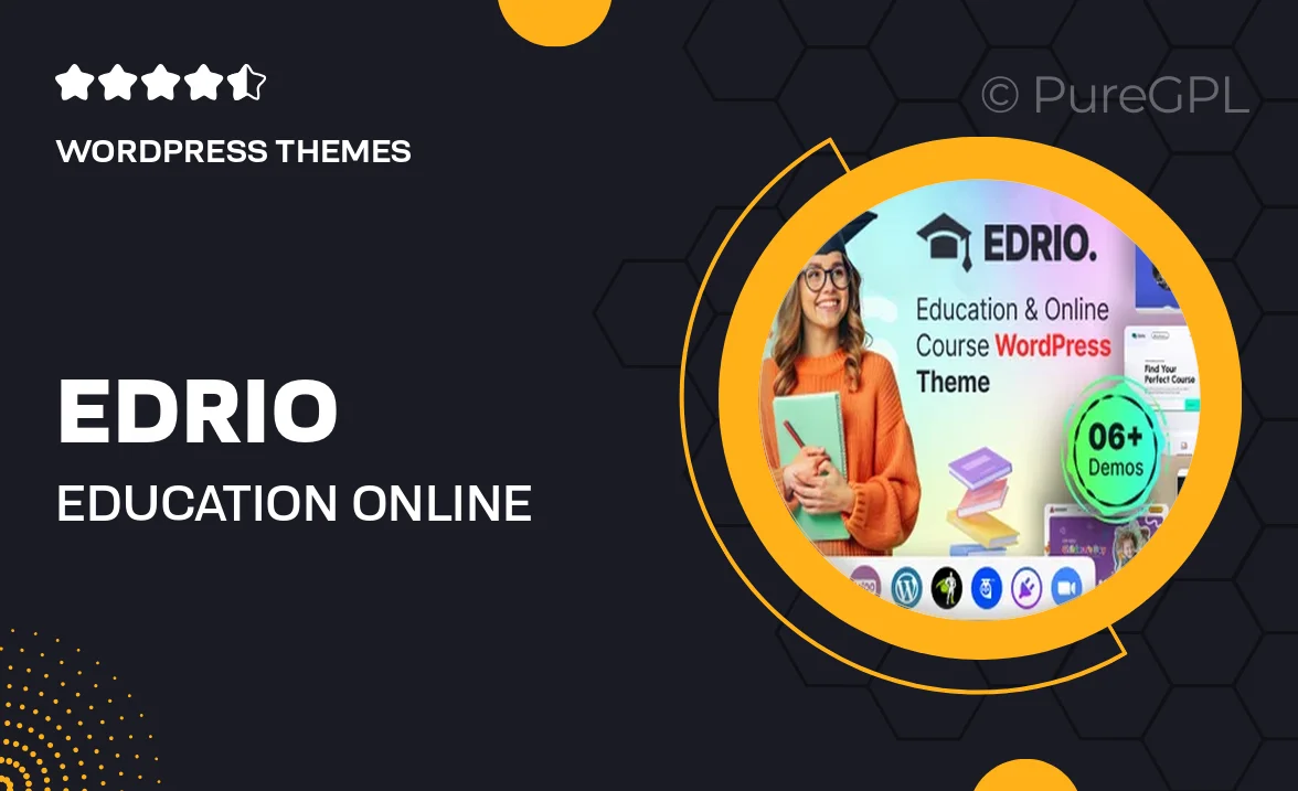 Edrio – Education & Online Course WordPress Theme
