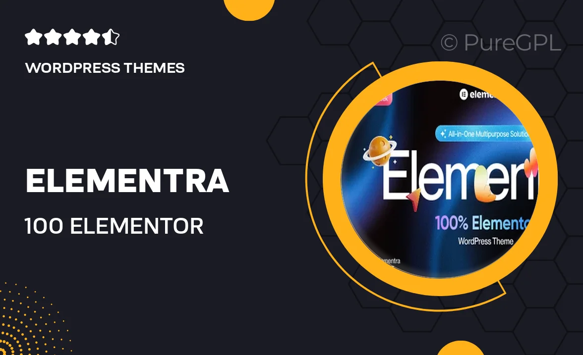 Elementra – 100% Elementor WordPress Theme