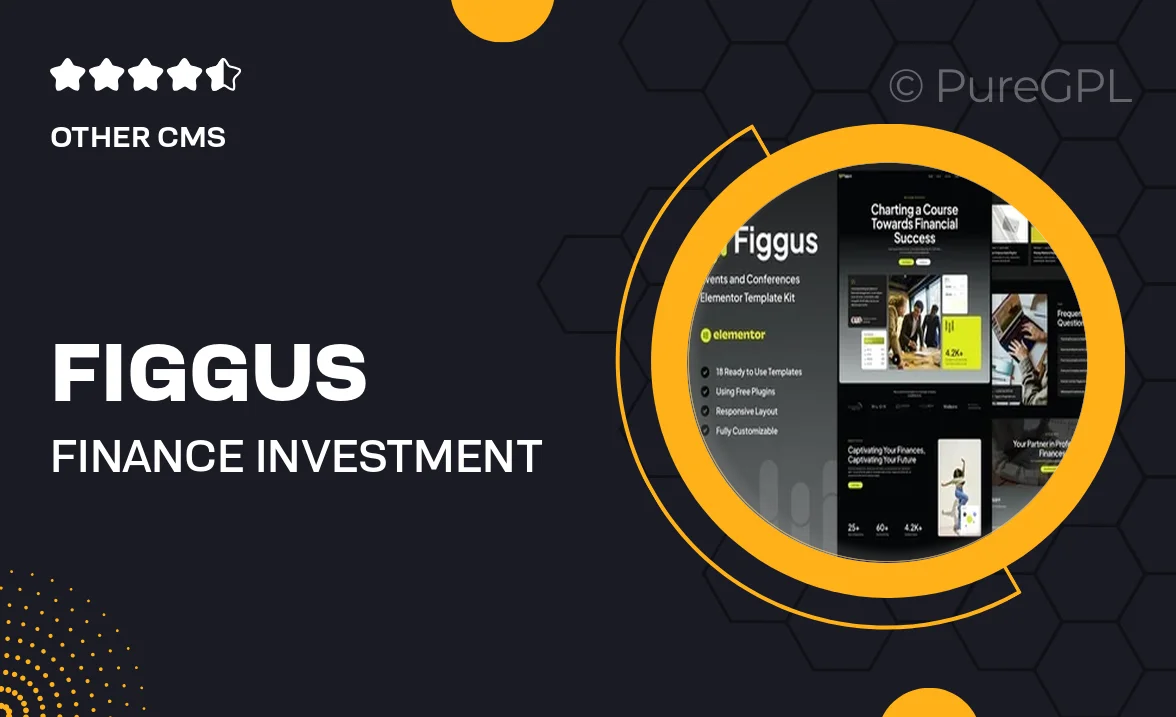 Figgus – Finance & Investment Elementor Template Kit
