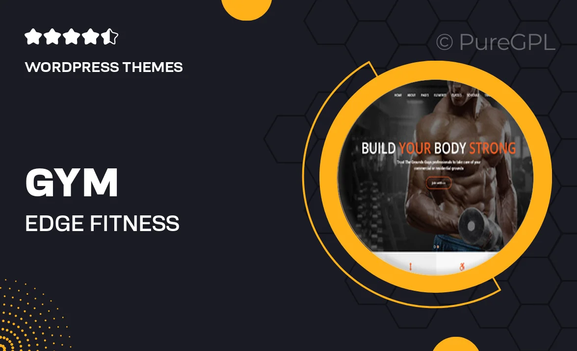 Gym Edge – Fitness WordPress Theme