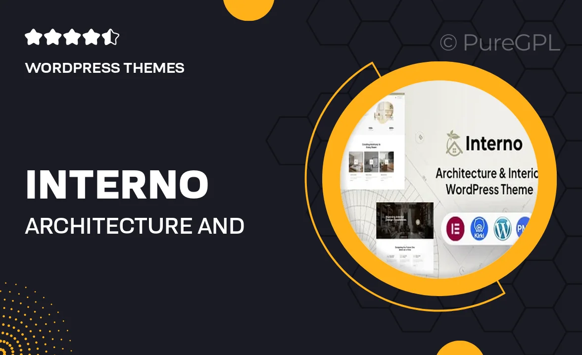 Interno – Architecture And Interior WordPress Theme
