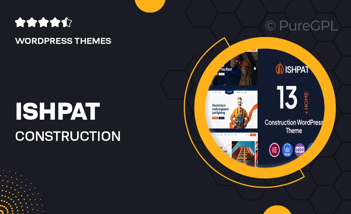 Ishpat – Construction WordPress Theme