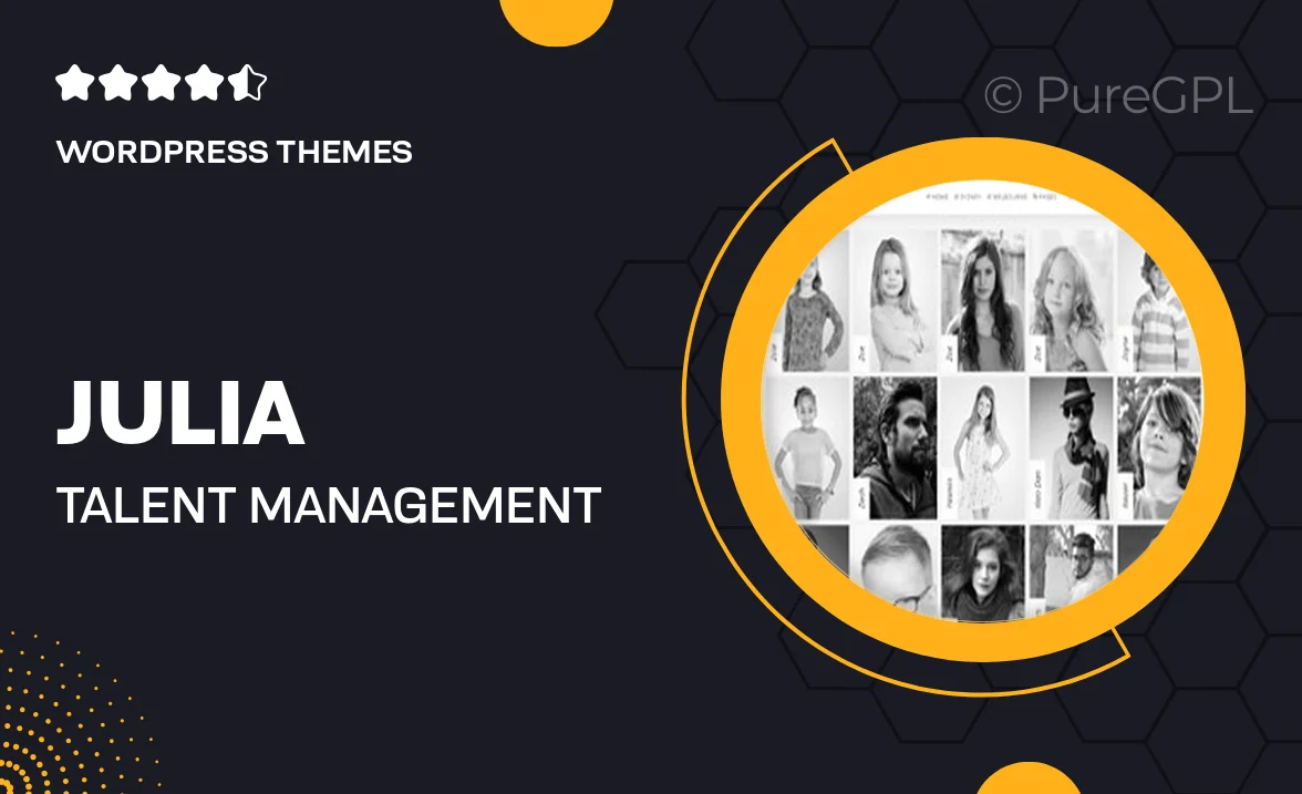 Julia – Talent Management WordPress Theme