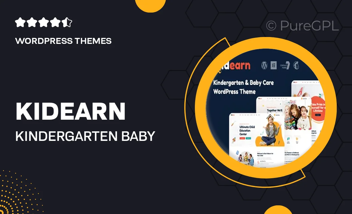 Kidearn – Kindergarten & Baby Care WordPress Theme