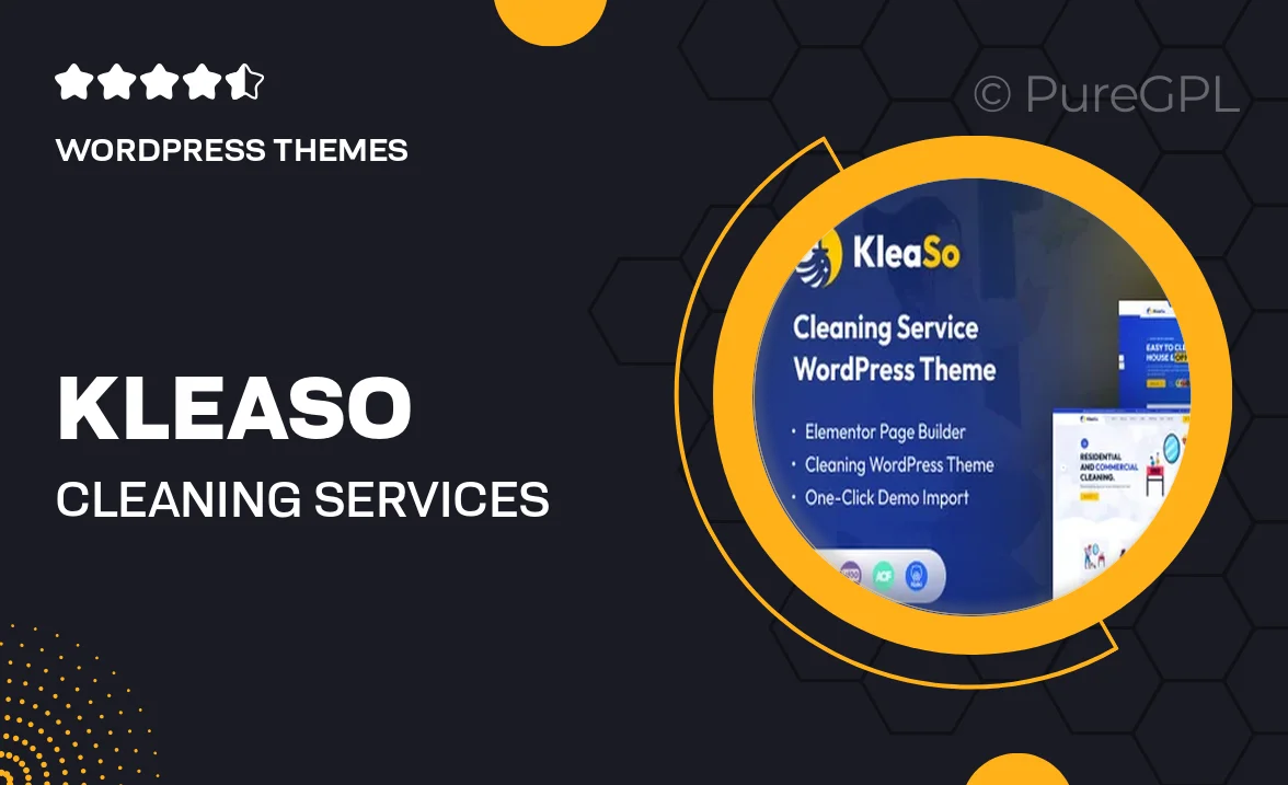 Kleaso – Cleaning Services WordPress Theme