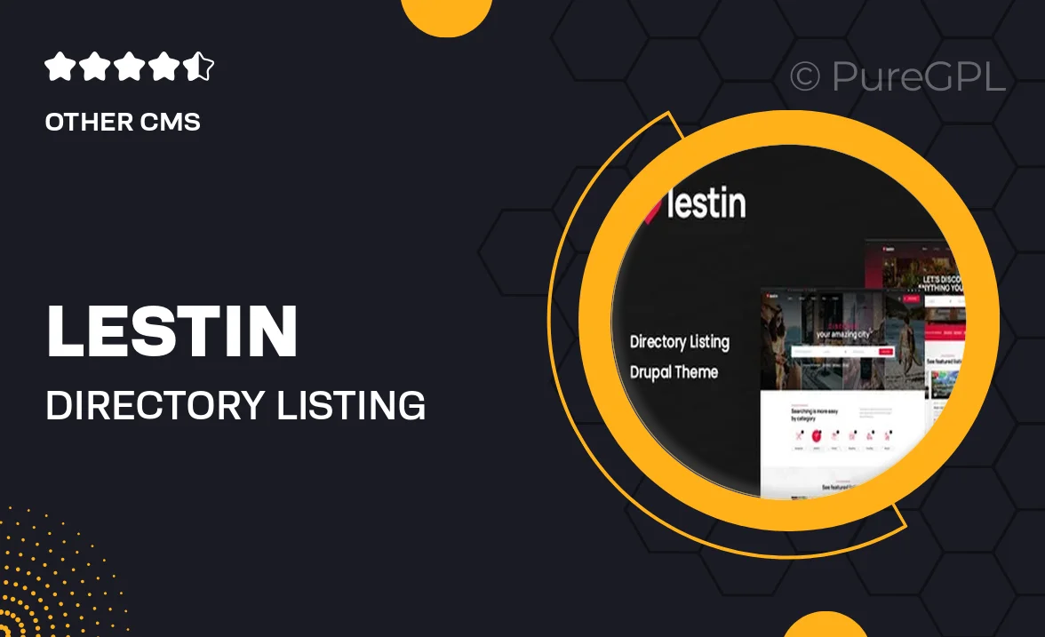 Lestin – Directory & Listing Drupal Theme