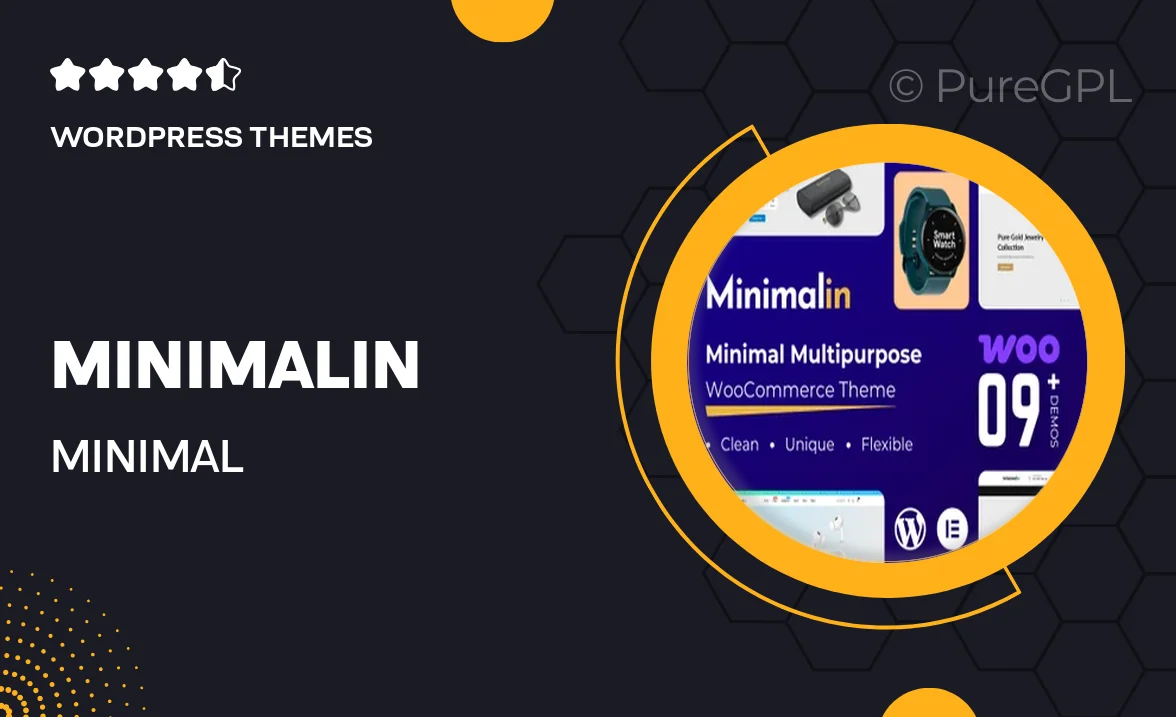 Minimalin – Minimal Multipurpose WooCommerce WordPress Theme