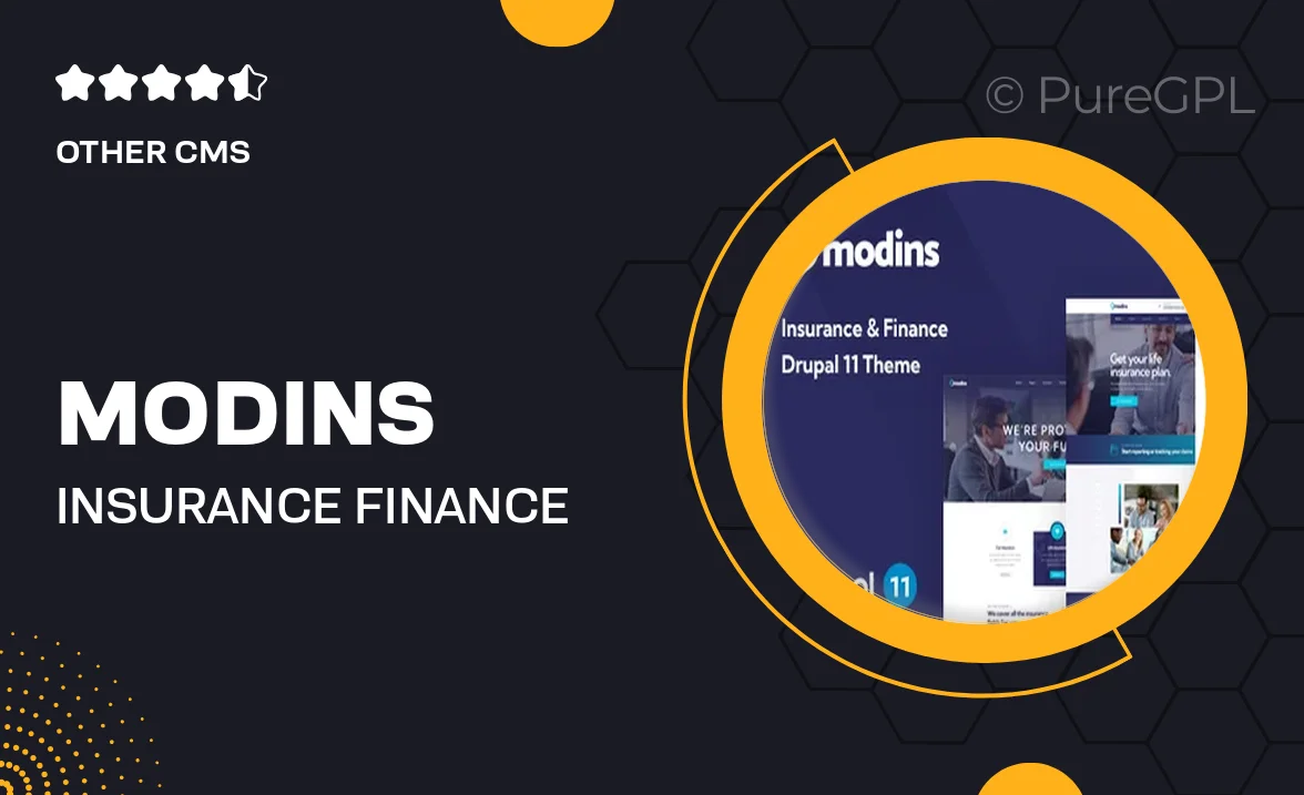 Modins – Insurance & Finance Drupal 11 Theme