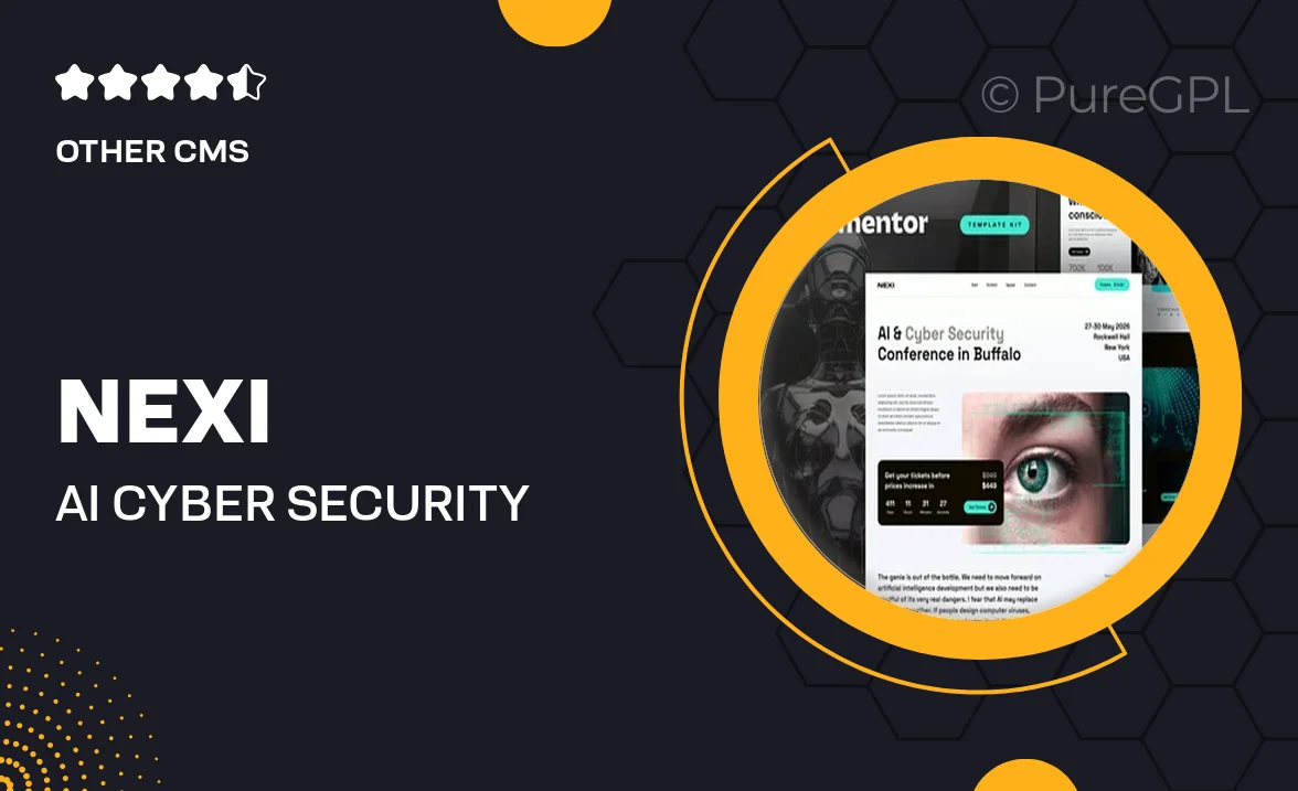 Nexi – AI & Cyber Security Event Conference Elementor Pro Template Kit