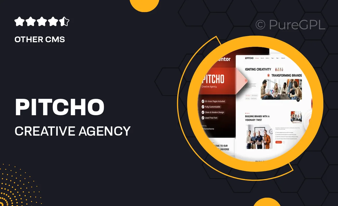 Pitcho – Creative Agency Elementor Template Kit