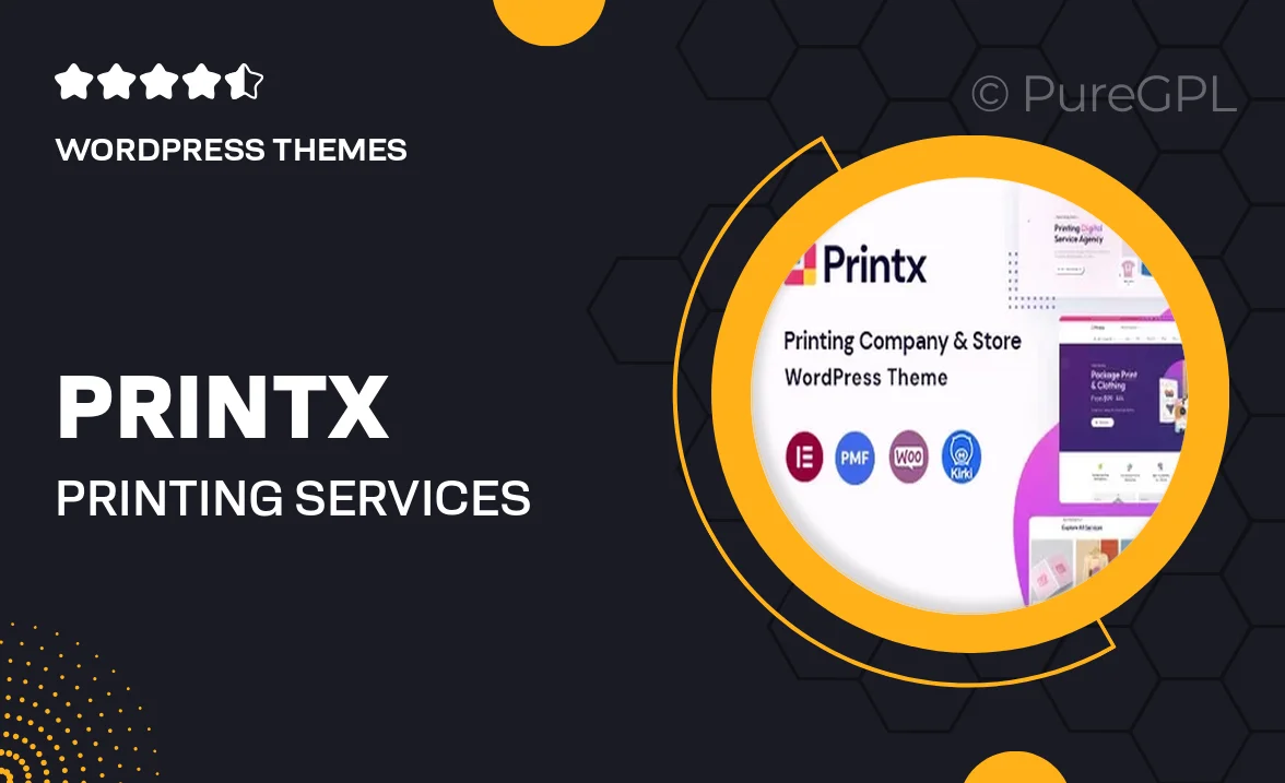 Printx – Printing Services WordPress Theme