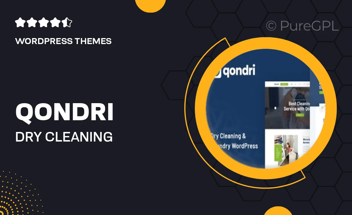 Qondri – Dry Cleaning & Laundry Services WordPress Theme