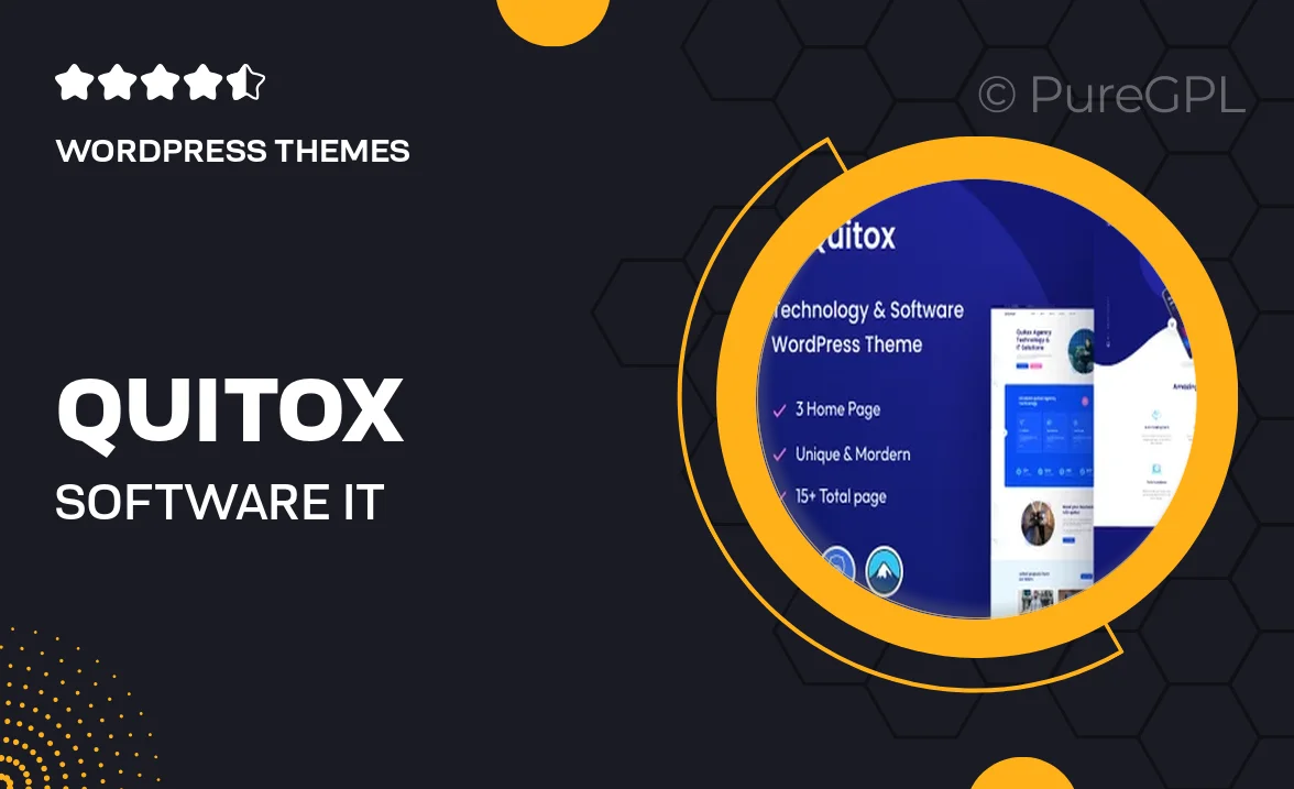 Quitox – Software & IT Solutions WordPress Theme