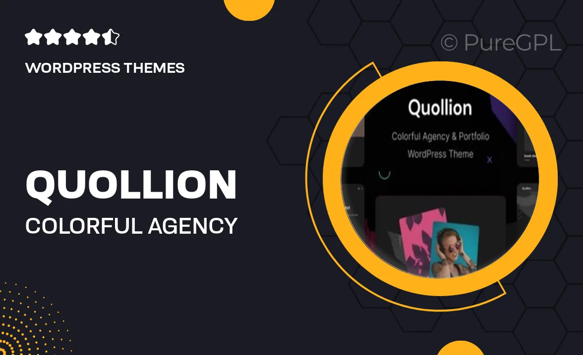 Quollion – Colorful Agency & Portfolio WordPress Theme