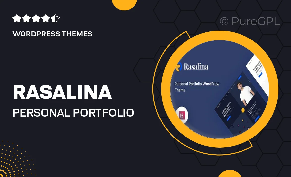 Rasalina – Personal Portfolio WordPress Theme