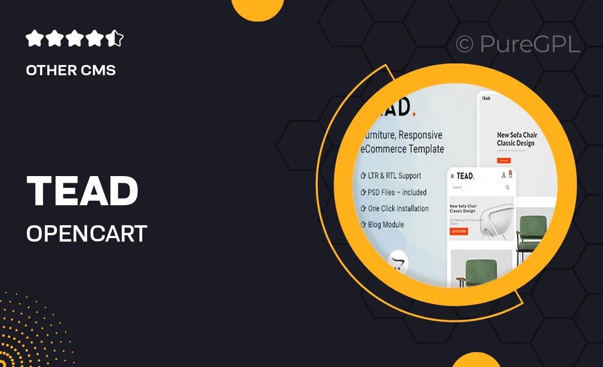 Tead – Opencart MultiPurpose Responsive Theme