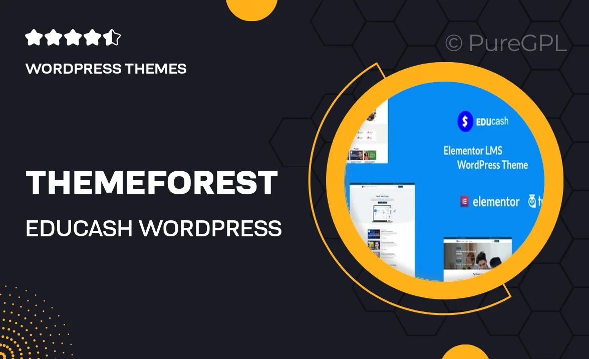 Themeforest | Educash WordPress LMS theme