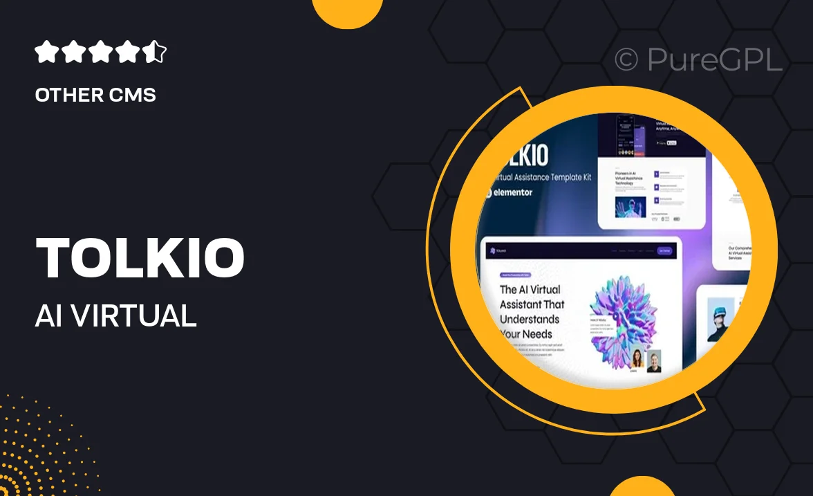 Tolkio – AI Virtual Assistance App Elementor Template Kit
