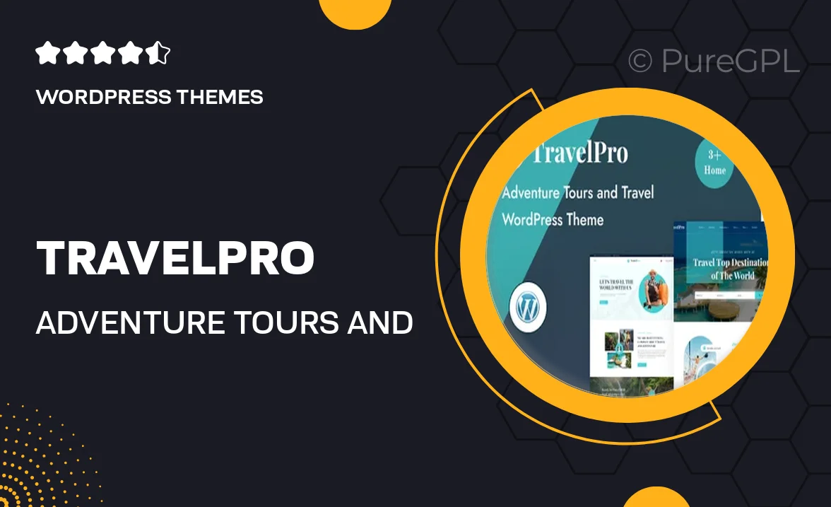 TravelPro – Adventure Tours and Travel Agency WordPress Theme