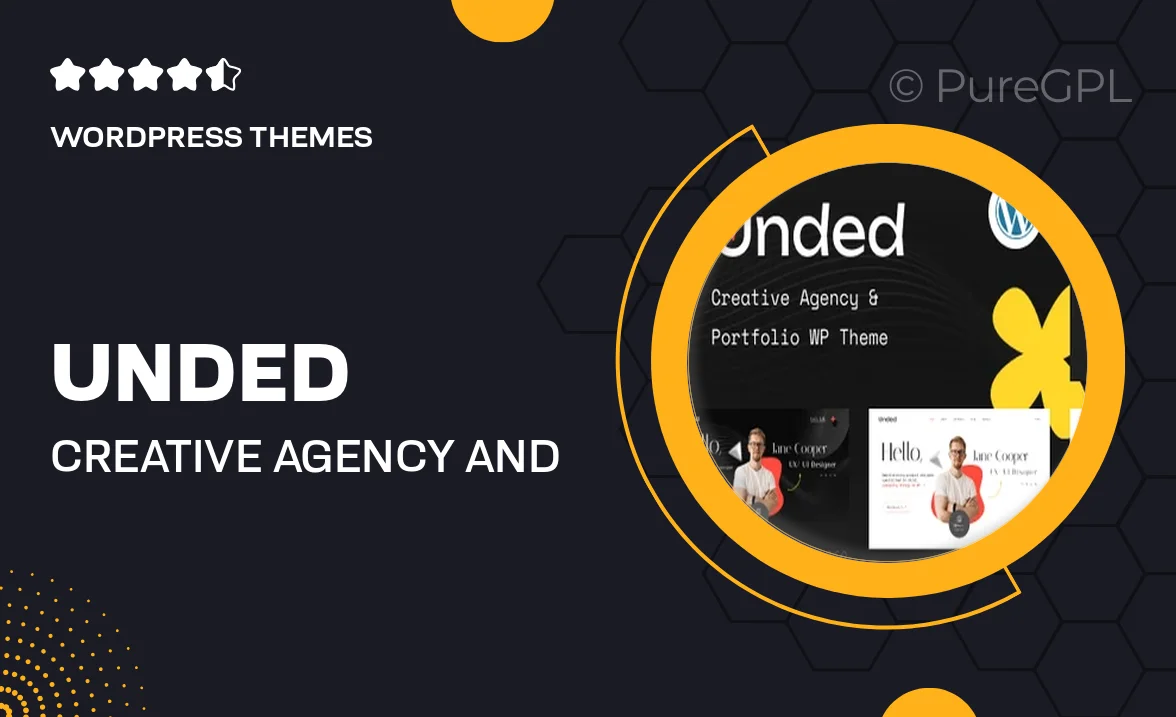 Unded – Creative Agency and Portfolio WordPress Theme