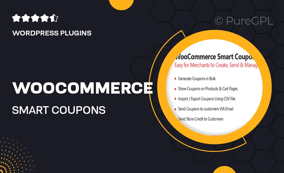 Woocommerce Smart Coupons – Extended Coupon Generator