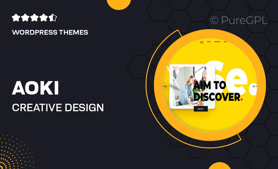Aoki – Creative Design Agency Theme