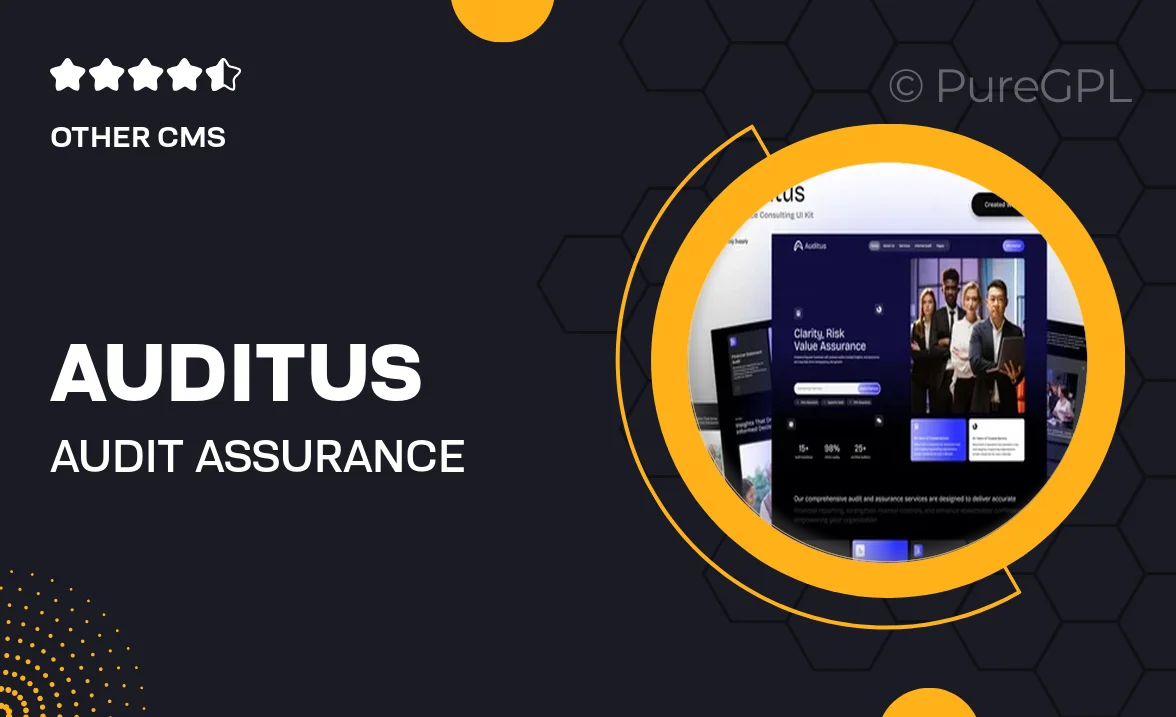 Auditus – Audit & Assurance Consulting Elementor Template Kit