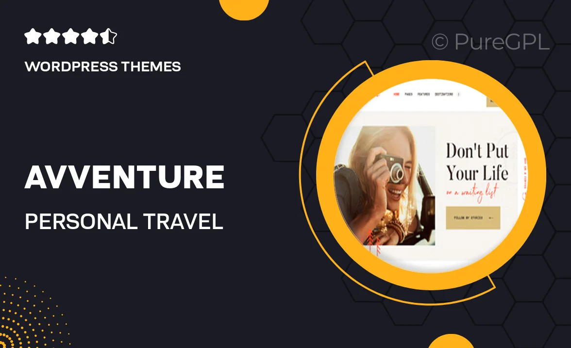 Avventure | Personal Travel & Lifestyle Blog WordPress Theme