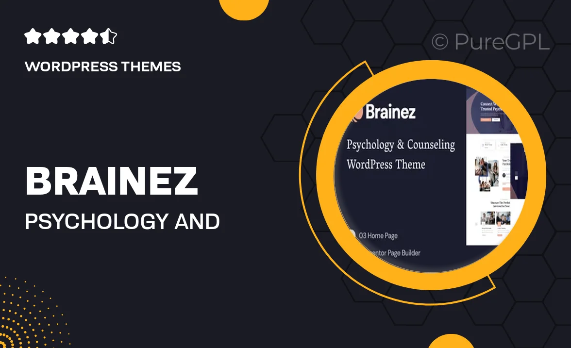 Brainez – Psychology And Counseling WordPress Theme