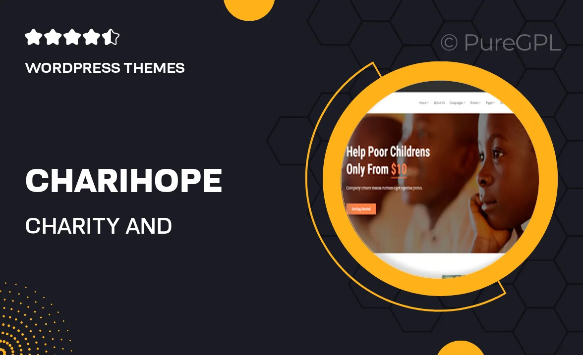 Charihope – Charity and Donation WordPress Theme