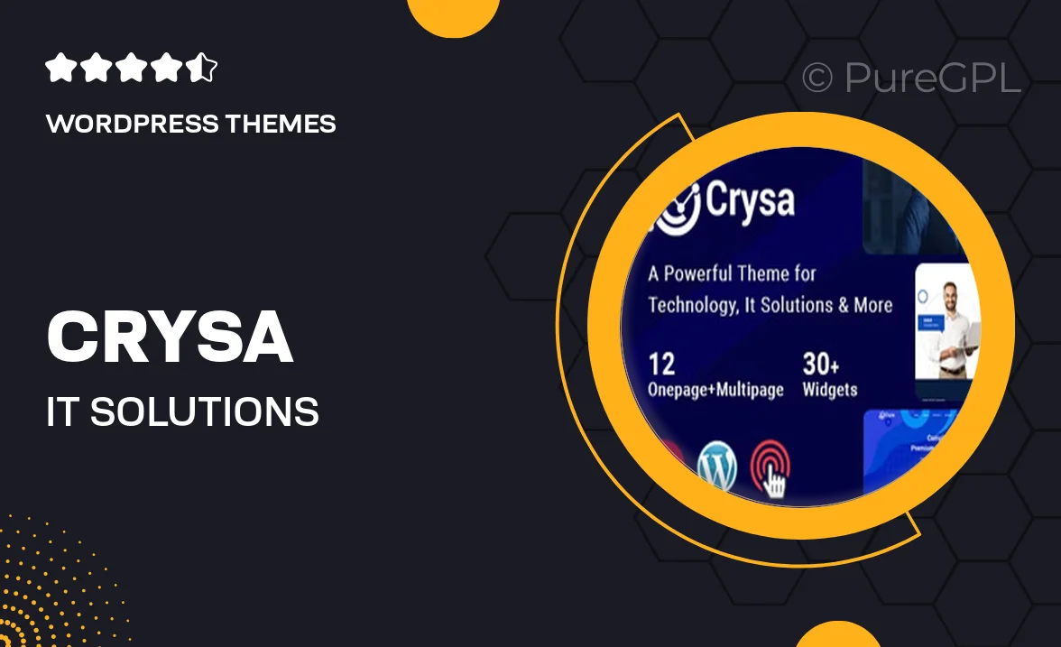 Crysa – IT Solutions WordPress Theme