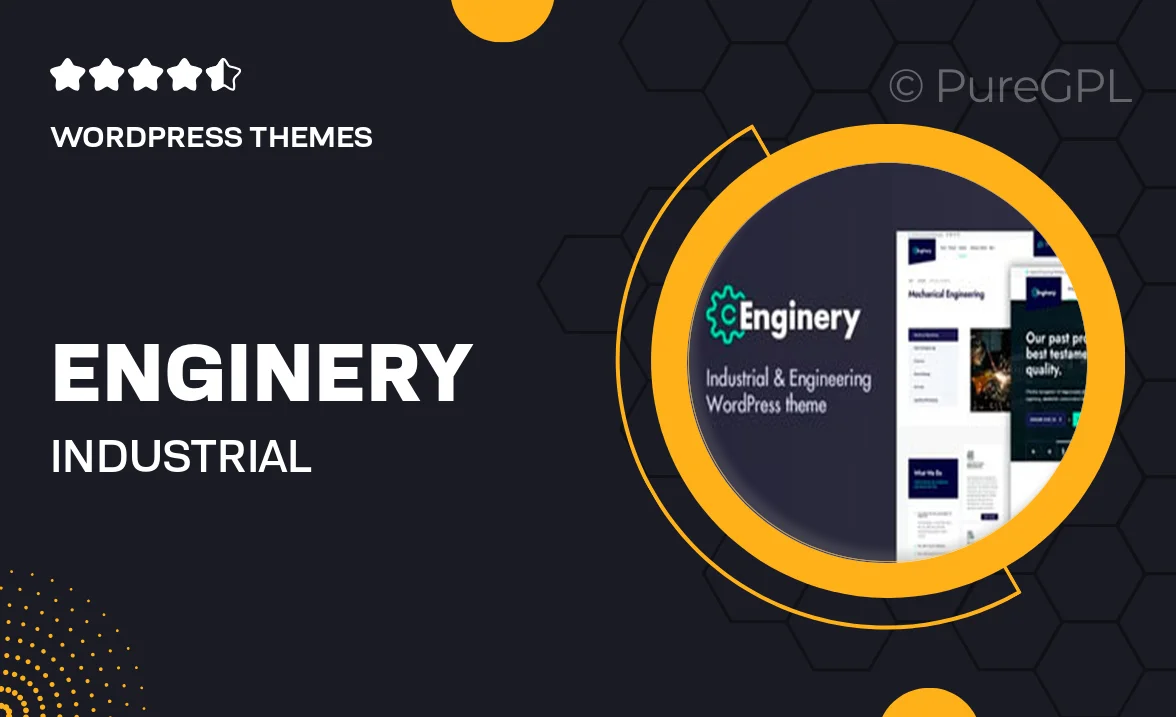 Enginery – Industrial & Engineering WordPress Theme